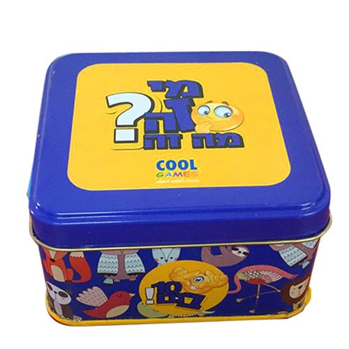 משחק חשיבה לילדים בקופסת פח - מי זה מה זה?