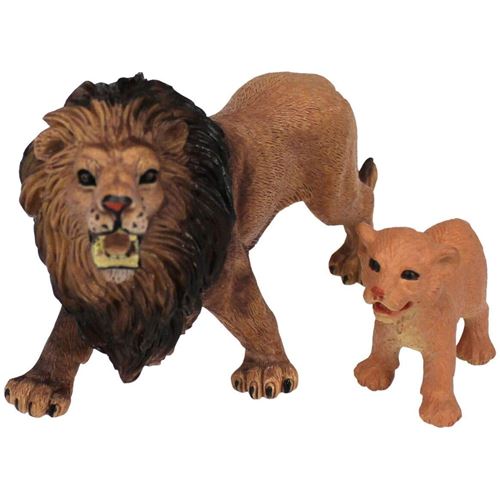 מארז חיות סוואנה- אריה וכפיר