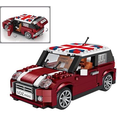 משחק הרכבה ובניה 492 מיני אבנים - מכונית מיני קופר