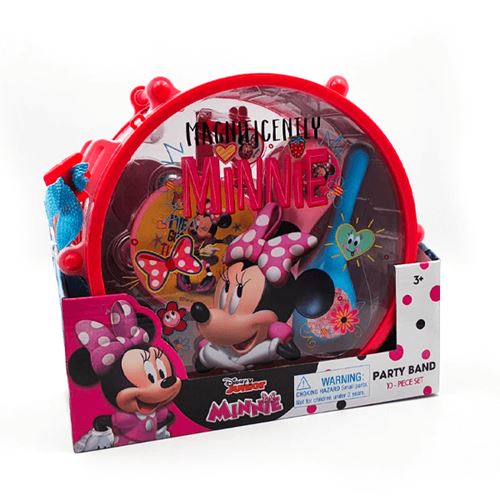 תוף נגינה לילדים בעיצוב מיני מאוס שהוא גם ערכה המכילה כלי...