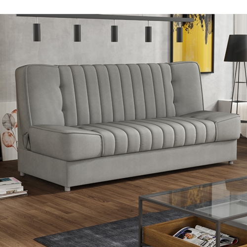 ספה אירופאית מעוצבת נפתחת למיטה עם ארגז מצעים