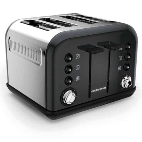 מצנם 4 פרוסות שחור 242031 Morphy Richards