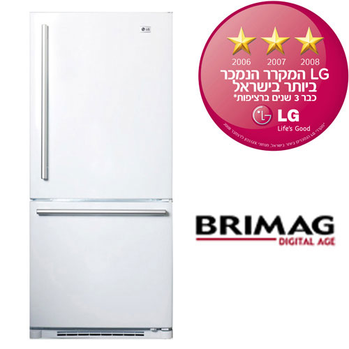 מקרר בנפח 654 ליטר גימור לבן LG דגם GM-819VQCA-W