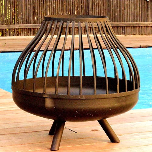 קערת מדורה מעוצבת בקוטר 50 ס"מ ממתכת לחימום ובישול