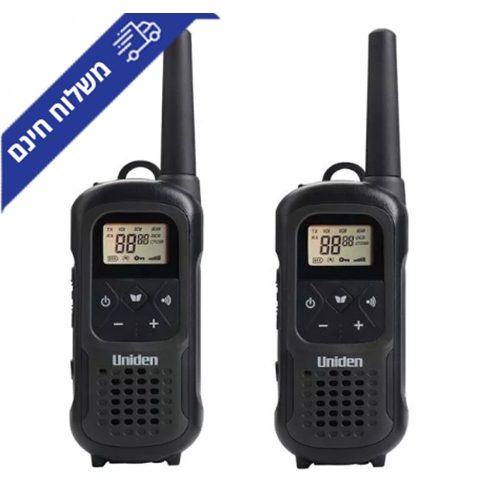 זוג מכשירי קשר ווקי טוקי UNIDEN PMR1210-2