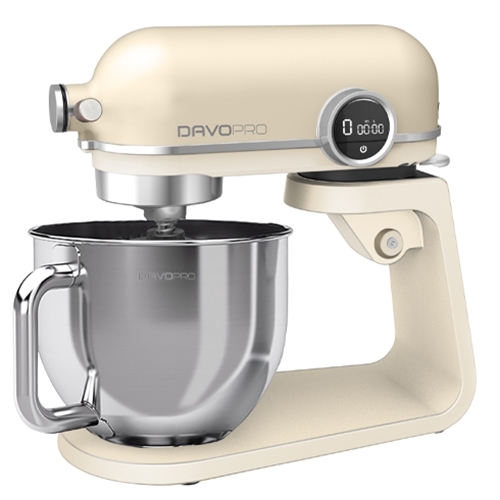 מיקסר עם קערת נירוסטה 5.2 ליטר 5260 DAVO PRO קרם