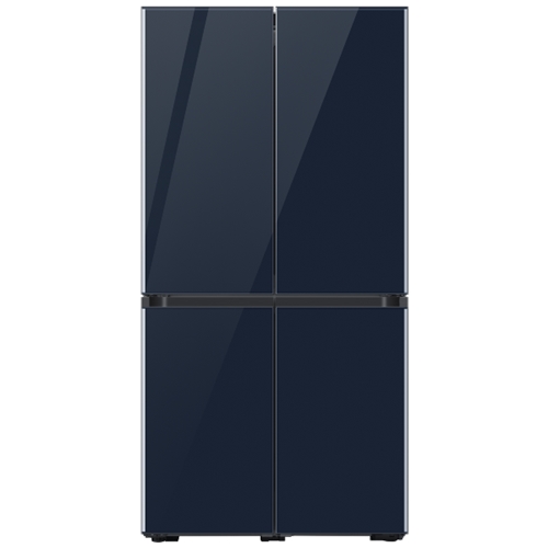 מקרר 4 דלתות זכוכית כחול נייבי SAMSUNG Bespoke