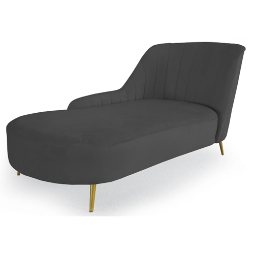 שזלונג דגם עלמה אפור כהה מבית MYDESIGN