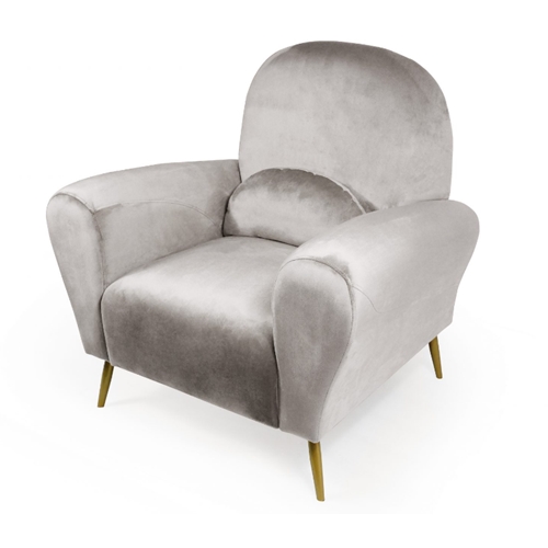 כורסת דגם בוסטון בצבע אפור מבית MYDESIGN