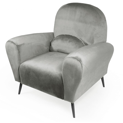 כורסת דגם בוסטון בצבע כסוף מבית MYDESIGN