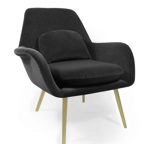 כורסת דטרויט צבע שחור מבית MYDESIGN