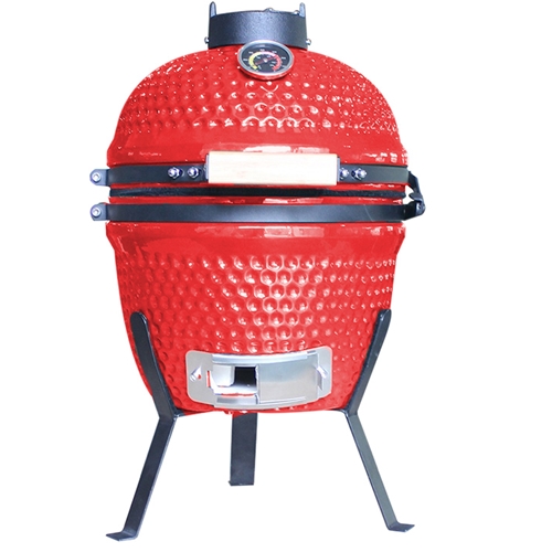 מעשנת קרמית 13 אינץ' צבע אדום NET BROIL