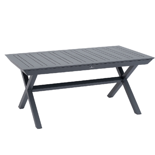 שולחן מאלומיניום אמסטרדם אפור מתארך ל 2.43 מטר