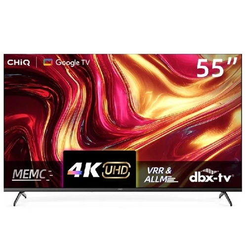 טלוויזיה חכמה "55 CHIQ U55M10F UHD 4K Google TV