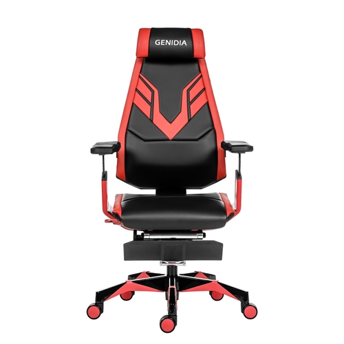 כיסא גיימינג GENIDIA Luxury עור עם משענת רגליים