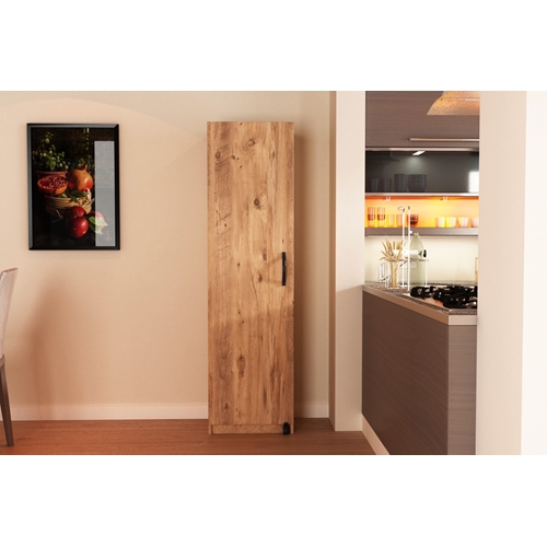 ארונית שירות בעלת 4 מדפים ו-4 מדפים בדלת - קולאמר