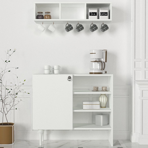 שידה מעוצבת רב תכליתית עם כוורת דגם לוויטה DE7458