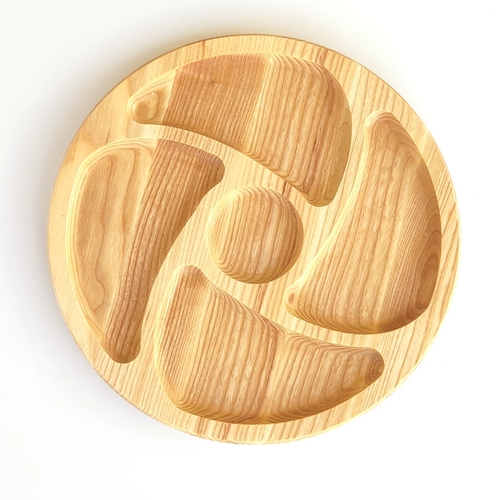 כלי הגשה עגול מחולק 30 ס''מ ECOSALL