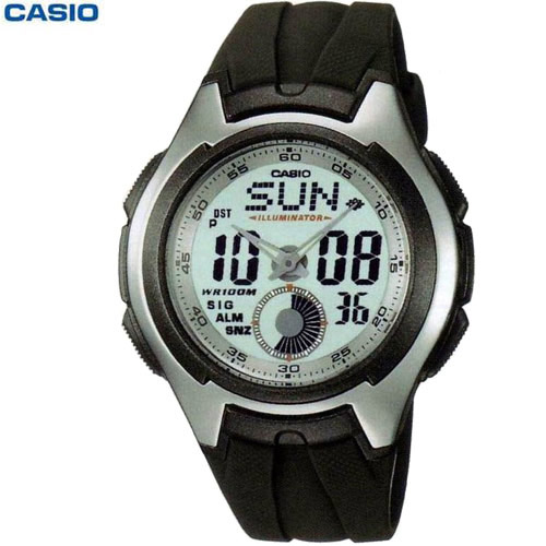 שעון יד אנלוגי דיגיטלי בעיצוב אתגרי CASIO