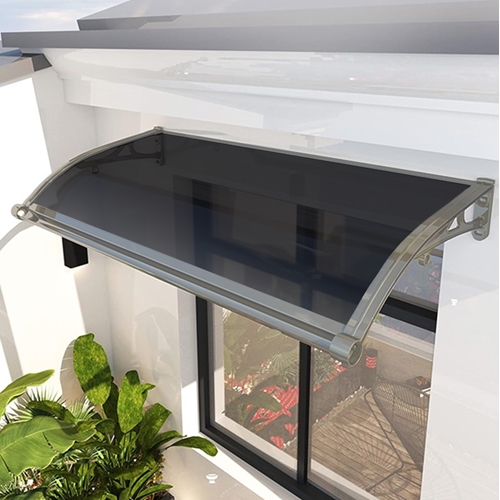 סוכך לדלת ולמרפסת עם מרזב 100*80 Palermo Canopy