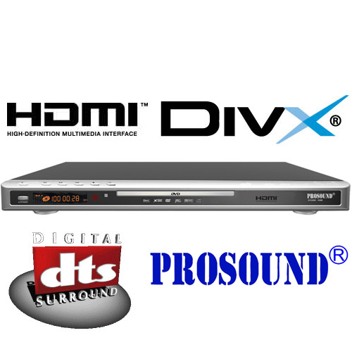 נגן DVD DIVX עם יציאת PROSOUND HDMI