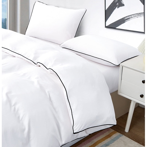 סט מצעים זוגי דגם קרל 160/200 ס"מ 100% סאטן אל קמט