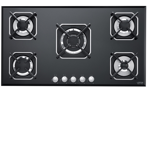 כיריים גז 5 מבערים LOFRA HGN9EO ז.שחורה