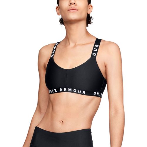 חזיית ספורט Under Armour לנשים דגם Wordmark Strappy Sport...