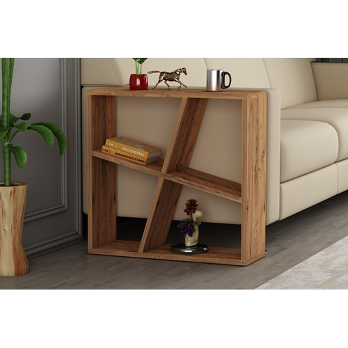 שידה שולחן צד ירדן בגוון אורן אטלנטי TUDO DESIGN