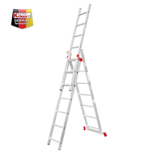 סולם ג' מקצועי שחיל תקני 10X3 דגם KRAUSS KR-0340