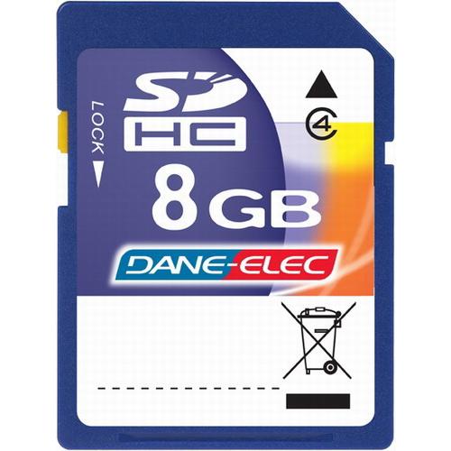 כרטיס זיכרון SD נפח Dane-Elec 8GB