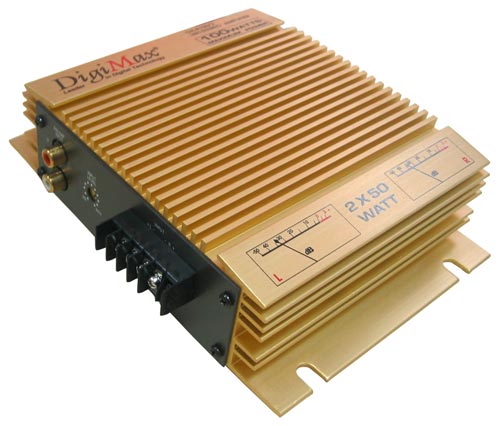 מגבר איכותי לרכב DigiMax 2X50W