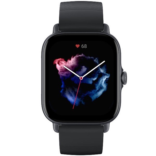 שעון חכם דגם GTS 3 אמייזפיט Amazfit שחור