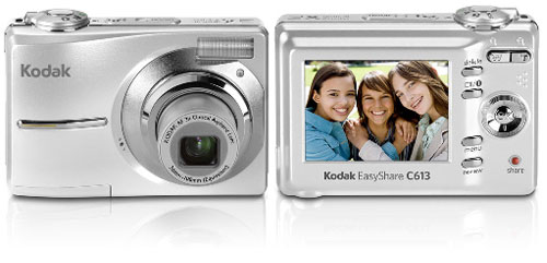 מצלמה 6 מגה KODAK C613 + זיכרון 1GB תיק