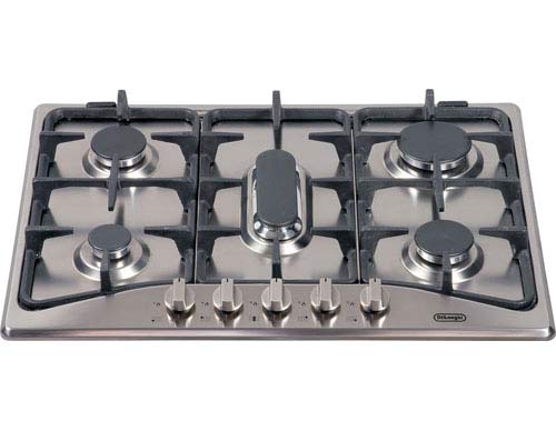 כיריים גז 5 להבות 70 ס"מ Delonghi דגם NDG-78X