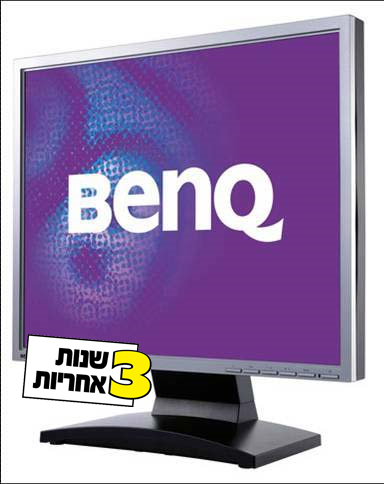 מסך מחשב ''19 LCD דק  BENQ DVI 2ms