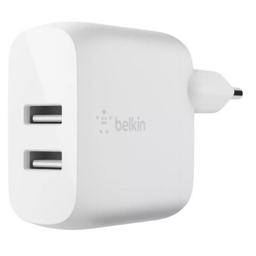 מטען קיר כפול 24W USB-A Belkin