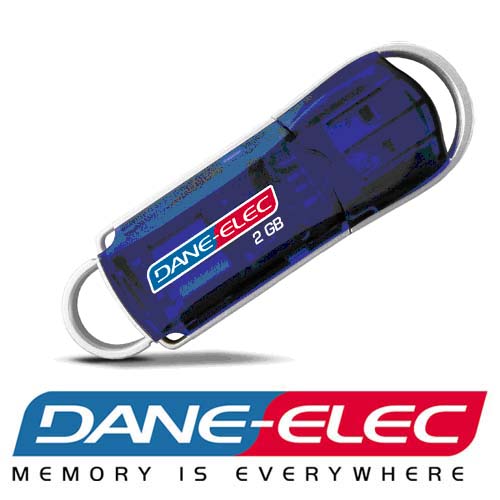 זיכרון נייד בנפח Dane-Elec Zmate Pen Jelly 2GB