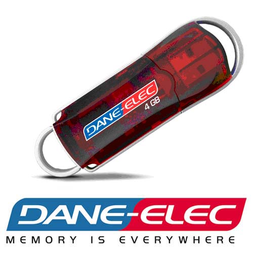 זיכרון נייד בנפח Dane-Elec Zmate Pen Jelly 4GB