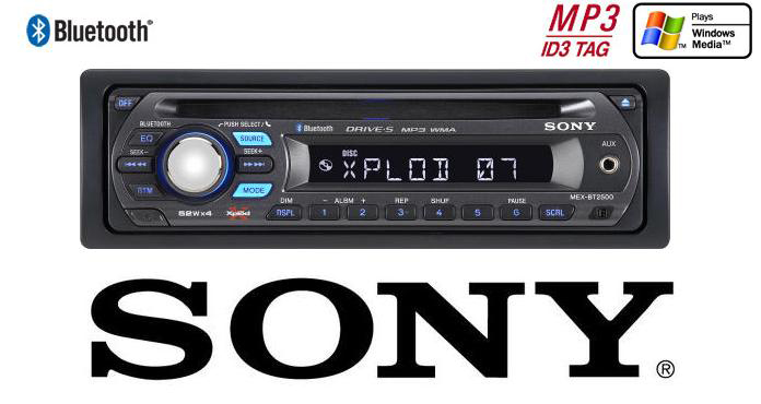 רדיו דיסק MP3 המשמש כדיבורית SONY  Bluetooth