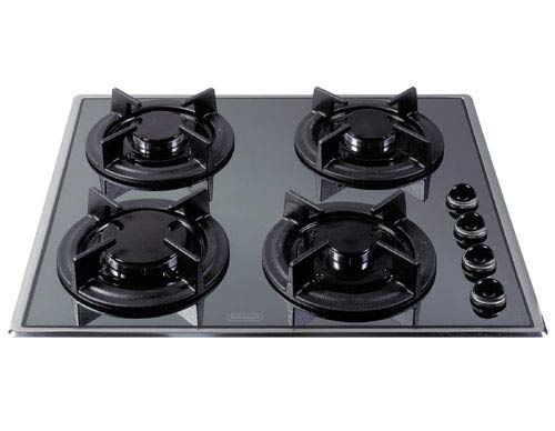 כיריים גז 4 להבות משטח זכוכית Delonghi מתצוגה