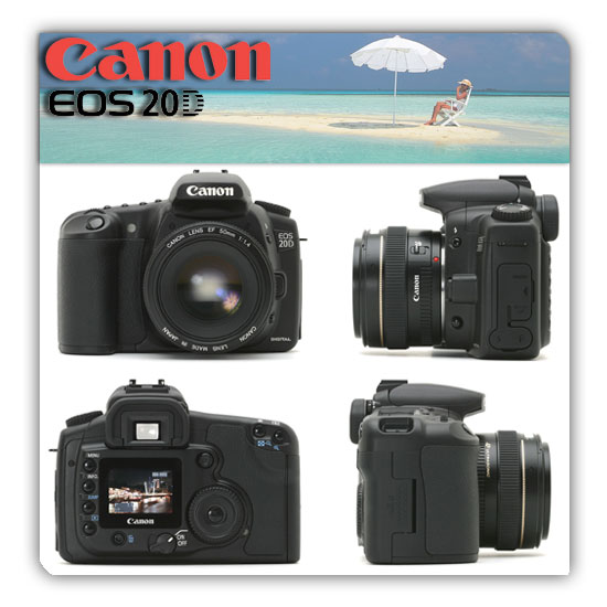 מצלמת רפלקס דיגיטלית 8.2 מגה Canon EOS 20D Body