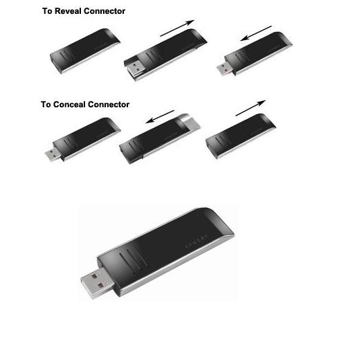 זיכרון נייד בנפח 8GB  SanDisk Cruzer Contour