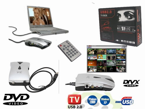 כבל להמרת וידאו ל- DVD + טיונר TV ושלט NEWMI