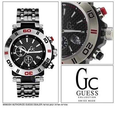 שעון צלילה כרונוגרף מפואר לגבר GUESS COLLECTION