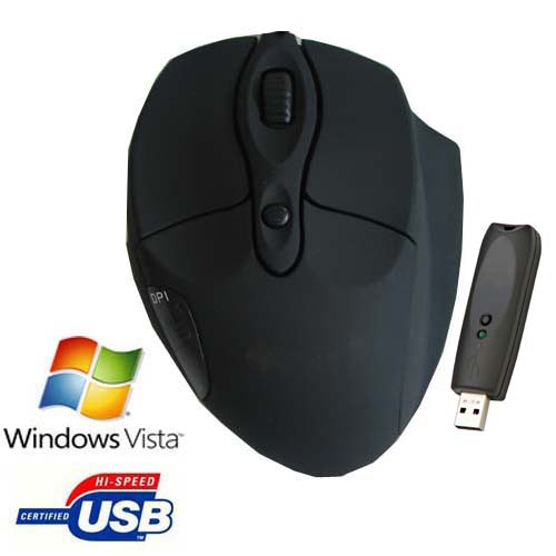 עכבר אופטי ארגונומי אלחוטי  Melody 2.4GHz