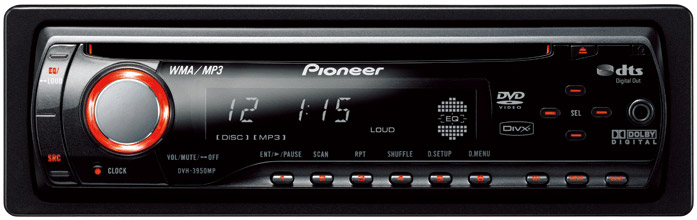 רדיו דיסק DVD/DivX כולל שלט Pioneer