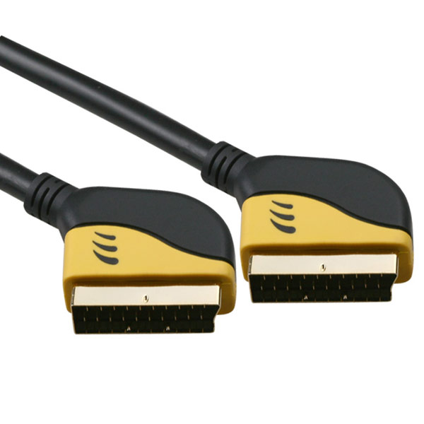 כבל 21 פינים SCART באורך 1 מטר SmartCom