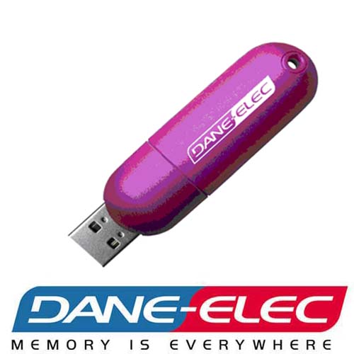 זיכרון נייד Dane-Elec 4GB TWIST PINK