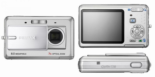 מצלמה דיגיטלית 8 מגה Pentax Optio Z10 +מתנות